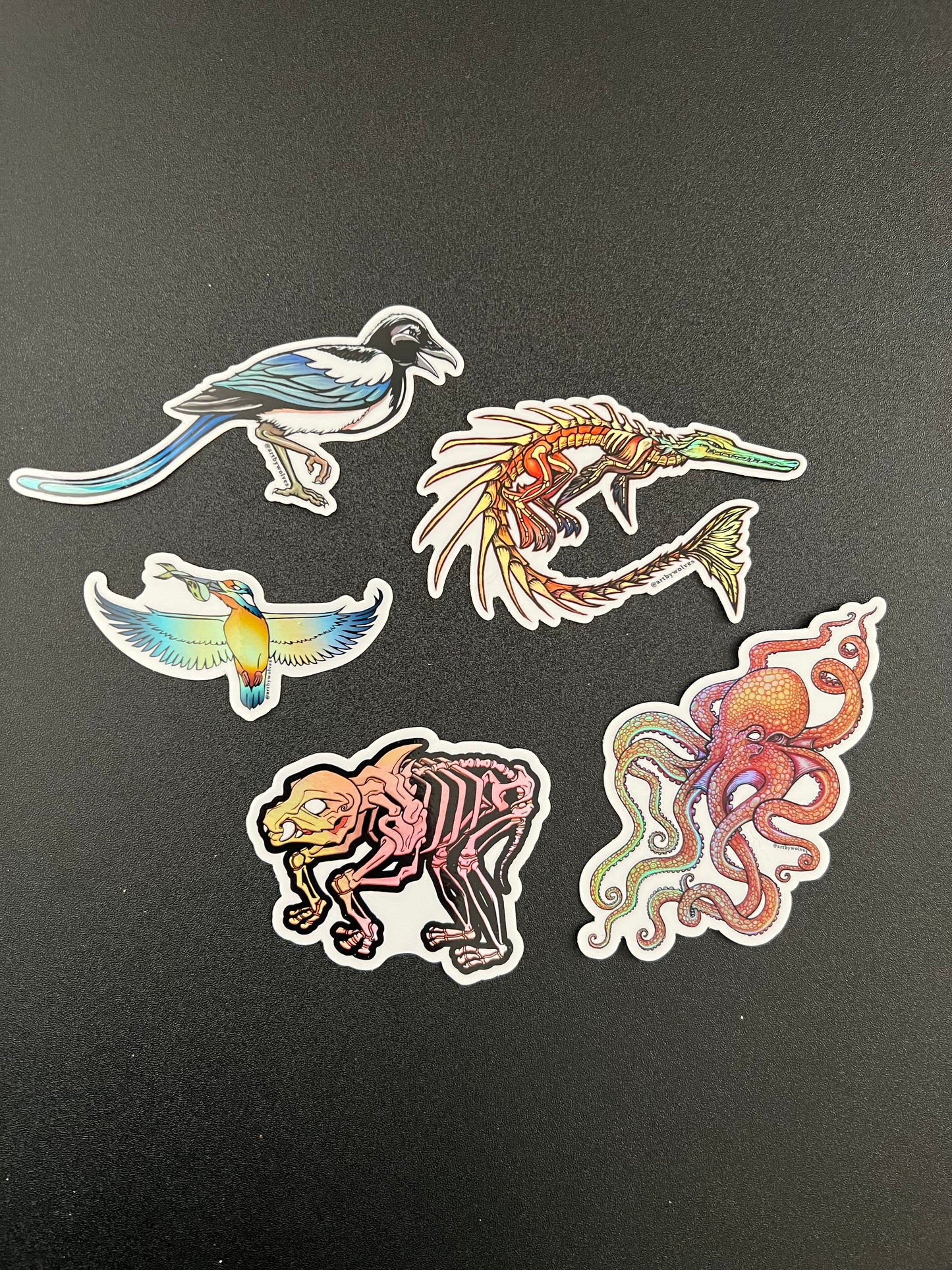 Holographic Magpie Sticker