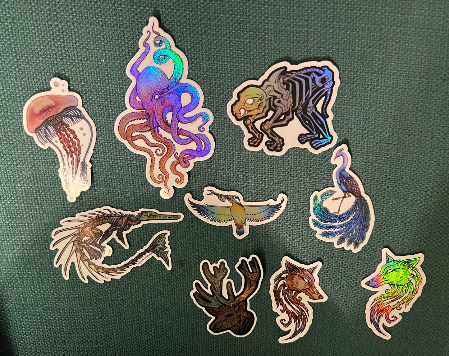 Holographic Sticker Dem Bones