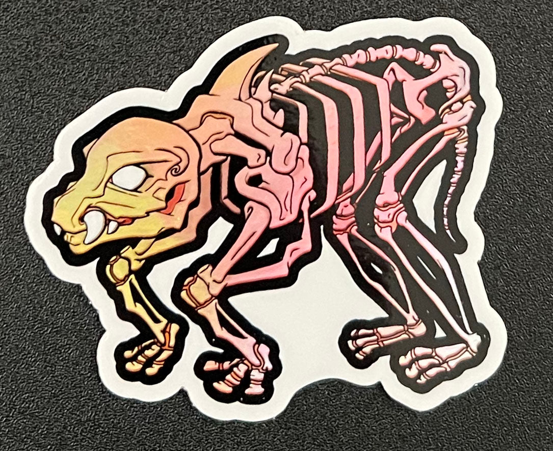 Holographic Sticker Dem Bones