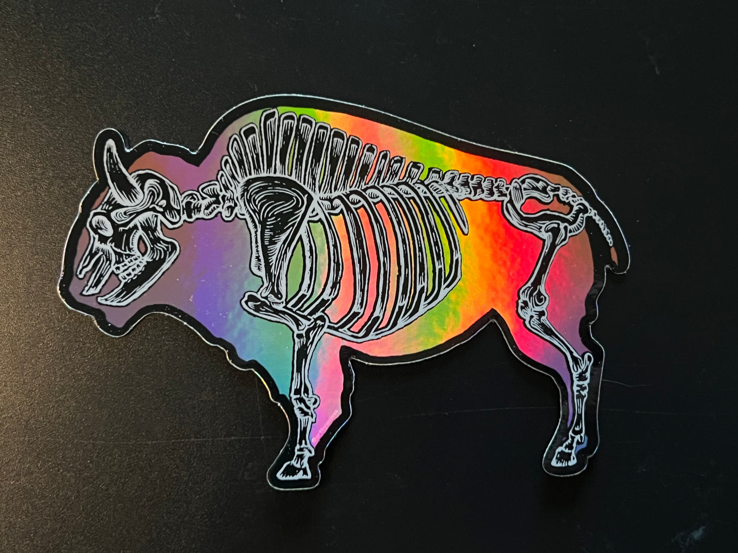 Holographic Bison Sticker