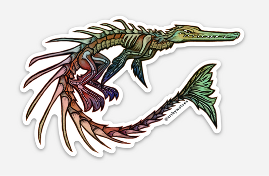 Holographic Sea Creature Sticker
